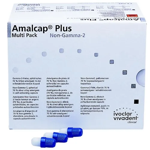 VIVADENT AMALCAP PLUS NON GAMMA-2 CAPSULES 1-SPILL FAST-SET (50st)