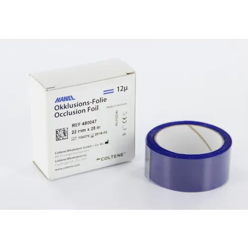 HANEL ARTIKULATIEFOLIE 22mm DUBBELZIJDIG BLAUW (25mtr)