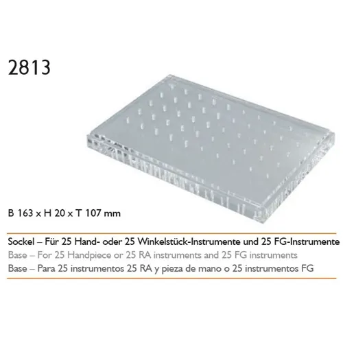 MEISINGER FG25/RA25 PLEXIGLAS BORENSTANDAARD 2813