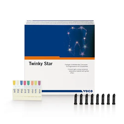 VOCO TWINKY STAR REFILL CAPSULES GOUD NR.1681 (25x0,25gr)