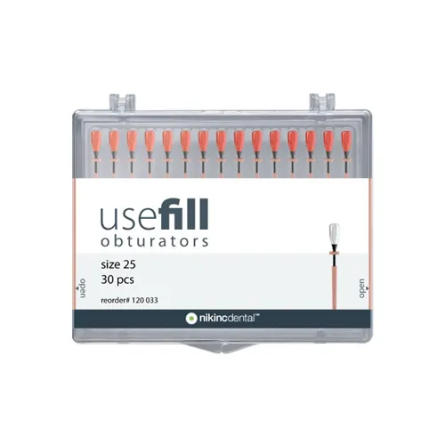 NIKINC USEFILL OBTURATOR 25mm NR.25 ROOD (30st)