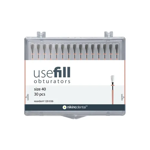 NIKINC USEFILL OBTURATOR 25mm NR.40 ZWART (30st)