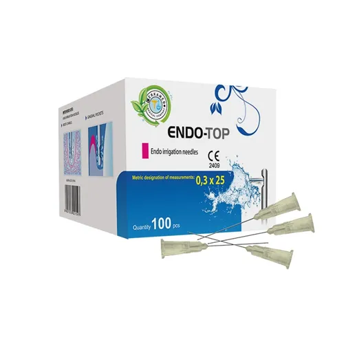 CERKAMED ENDO TOP SPOELNAALDEN 30G SIDE VENT 0,3x25mm BLAUW (100st)