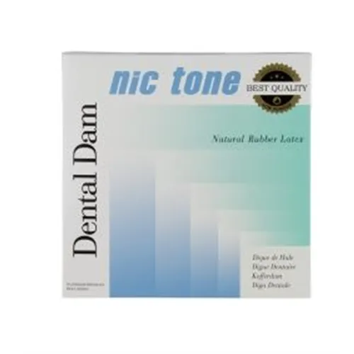 MDC DENTAL NIC TONE COFFERDAM VELLEN MEDIUM GROEN LATEX 152x152mm (36st)