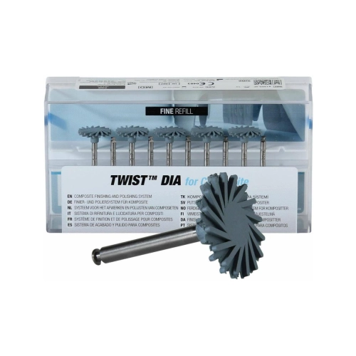 KURARAY CLEARFIL TWIST DIA TWISTY REGULAR ø14mm HIGH-SHINE POLISHER (10st)