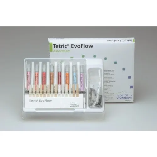 VIVADENT TETRIC EVOFLOW SPUIT ASSORTIMENT (8x2gr)