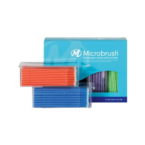 MICROBRUSH PLUS APPLICATORS NAVULVERPAKKING ASSORTIMENT SUPERFIJN 1,0mm (4x100st)