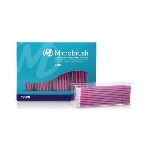MICROBRUSH PLUS APPLICATORS NAVULVERPAKKING ROZE FIJN 1,5mm (4x100st)