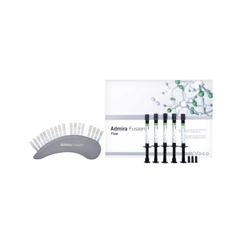 VOCO ADMIRA FUSION FLOW SPUITENSET (5x2gr/ A1, A2, A3, A3.5, WO + shade guide + accessoires)