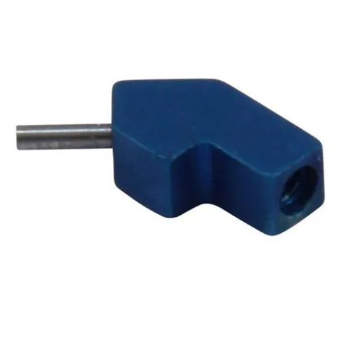 CRYSTAL MARK DENTAL ABRADENT STANDAARD NOZZLE .46mm 45 GRADEN BLAUW