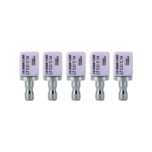 IVOCLAR IPS E.MAX CAD VOOR CEREC EN INLAB LT C2-C14 (5st)