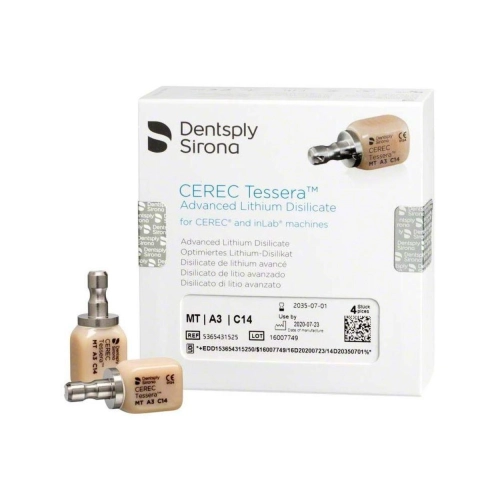 DENTSPLY SIRONA CEREC TESSERA MT A3-C14 (4st) 5365431525