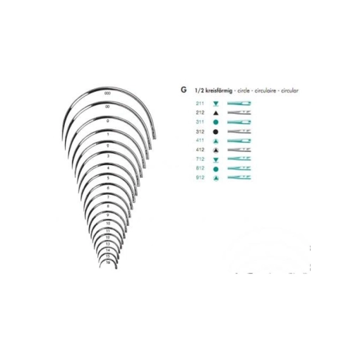 ACUFIRM HECHTNAALDEN G312-14 ROND (12st)