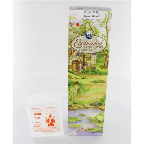 G&H ORTHODONTIC ELASTICS HEAVY ORANGE WIZARD (3,3mm/50x100st)