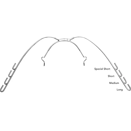 DENTSPLY GAC FACEBOW HIGH PULL SPECIAL SHORT NR.4 140mm NR.08-410-40