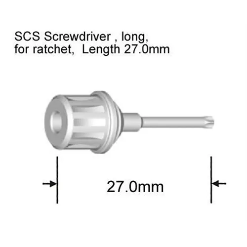 STRAUMANN SCS-SCHROEVENDRAAIER LANG 27mm