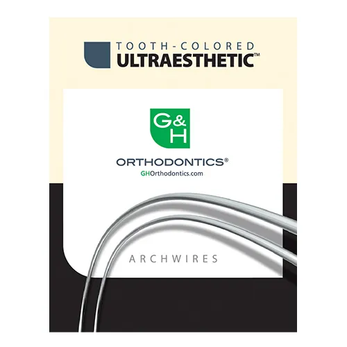 G&H G4 TOOTH COLORED STAINLESS STEEL ARCHWIRE .018 UPPER EUROPA II (25st)