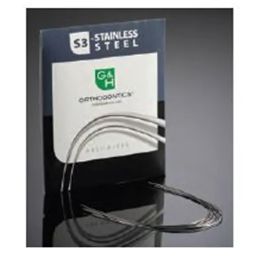 G&H S304 STAINLESS STEEL ARCHWIRE .018 LOWER EUROPA I (25st)