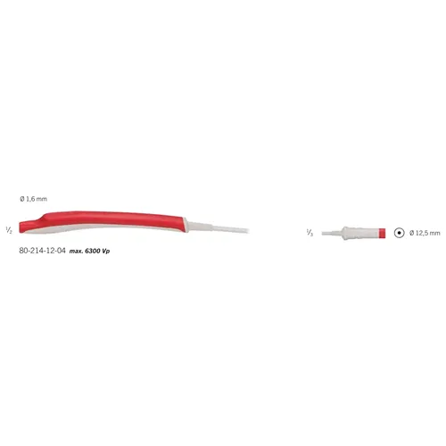 KLS MARTIN HANDSTUK ZONDER VINGERBEDIENING MET SNOER tbv MD62 (4mtr)