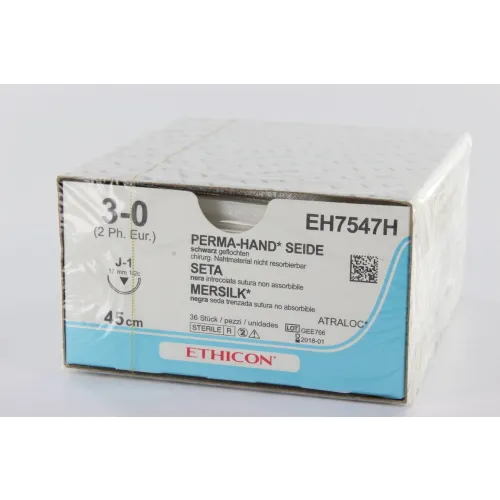 J&J HECHTZIJDE 3-0 EH7547H MET NAALD J1 45cm (36st)