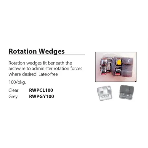 G&H ROTATION WEDGES GREY (100st) RWPGY100