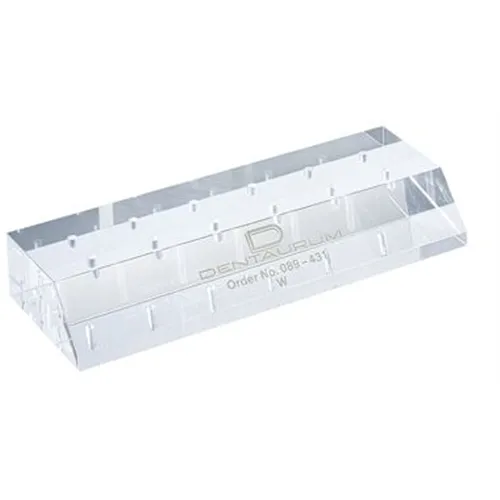 DENTAURUM BORENSTANDAARD PLEXI (CLEAR)