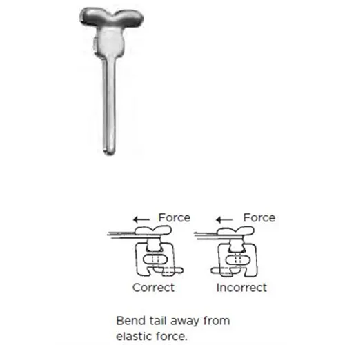 TP ORTHODONTICS POWER PINS ORIENTED - STAINLESS STEEL (50st)