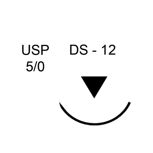 SERAG WIESSNER SERALENE BLAUW 5-0 DS12 50cm (24st)