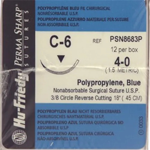 HU-FRIEDY HECHTZIJDE ONA 4-0 PSN8683P MET NAALD C6 45cm (12st)