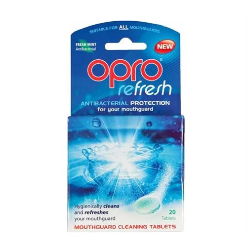 OPRO REFRESH MOUTHGUARD CLEANING TABLETS (20st)