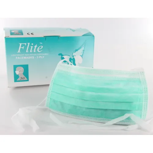 HEALTHLINE FLITE MONDMASKERS MET KOORD GROEN (50st)