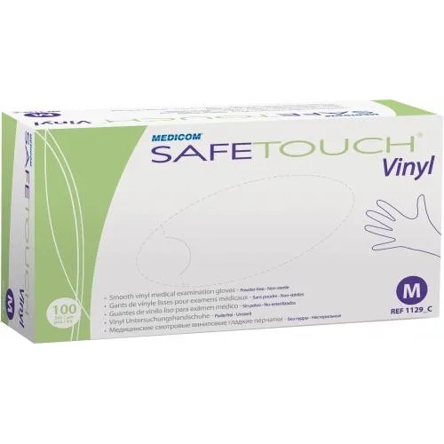 MEDICOM HANDSCHOENEN VINYL SAFETOUCH EVERSTRONG POEDERVRIJ SMALL (100st)