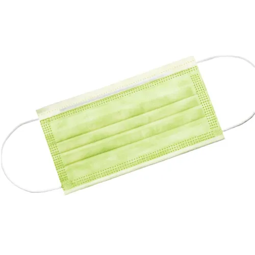 AKZENTA MONDMASKERS TOPMASK MET ELASTIEK FRIS GROEN (50st)
