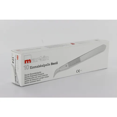 CARL MARTIN WEGWERPSCALPELS MET PLASTIC HANDLE NR.12D (10st)