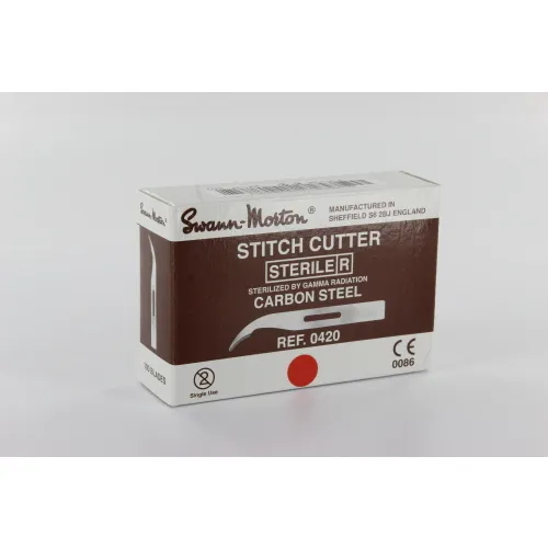SWANN MORTON STITCH CUTTERS CARBON STERILE 6,5cm (100st)