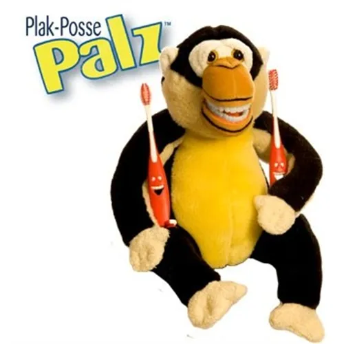 DENLO POETSPOP AAP (20-25cm) INCLUSIEF TANDENBORSTEL