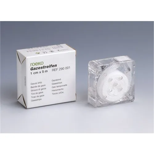 ROEKO GAASSTRIPS STERIEL IN DISPENSER 1cm 290.001 (5mtr)