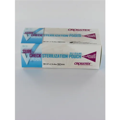 CROSSTEX SURE-CHECK STERILISATIE ZAKJES 6x10cm (200st)