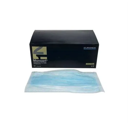 EURONDA MONOART MONDMASKERS BLAUW MET ELASTIEK (50st)