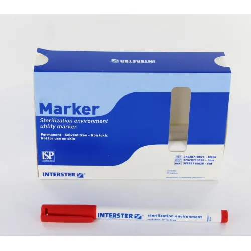 INTERSTER PERMANENT MARKEERSTIFT ROOD
