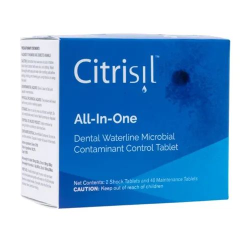 STERISIL CITRISIL WITTE TABLETTEN (48st) & SHOCK TABLET (2st) VOOR 1ltr FLES