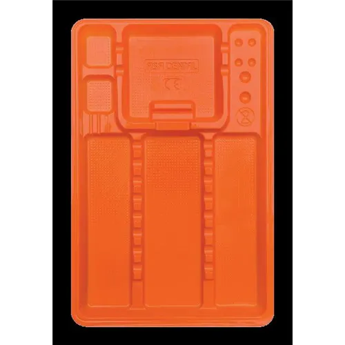 ASA DISPOSABLE TRAYS LARGE ORANJE (281x183x17mm/400st)