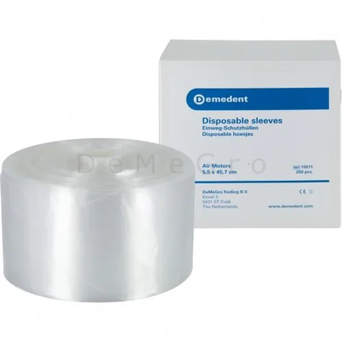 DISPOSA SLEEVES BESCHERMINGSHOEZEN MEERFUNKTIESPUIT ROL (5,5x45,7Cm) 250st 15511