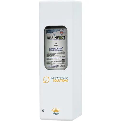 INFRATRONIC SOLUTIONS HYGIENE TOUCHLESS DISPENSER NR.IT 1000 AW EURO-2 INCL. NETADAPTER + POMP REF 19300/820099/18092