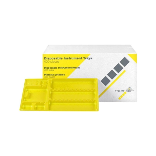 YELLOW POINT INSTRUMENTEN TRAYS 28x18cm GEEL (400st)