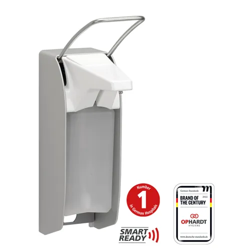 OPHARDT HYGIENE DISPENSER MET ELLEBOOGBEDIENING KORT IMP E A/25 (500ml) 1417548