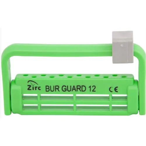 ZIRC BORENSTANDAARD 12-GATS KLEUR NEON GROEN 50Z406P