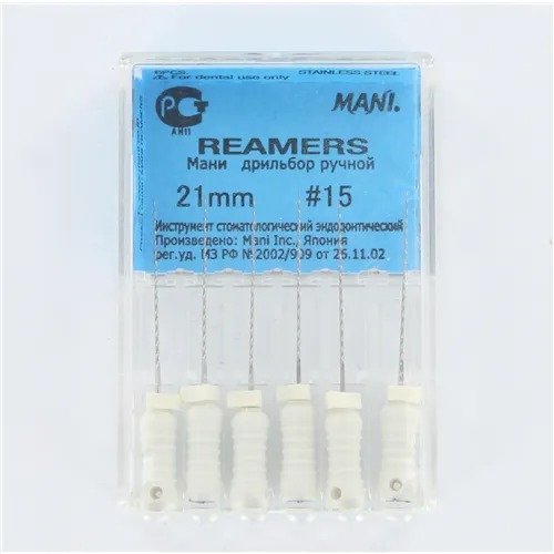 MANI REAMERS 21mm NR.15 WIT (6st)