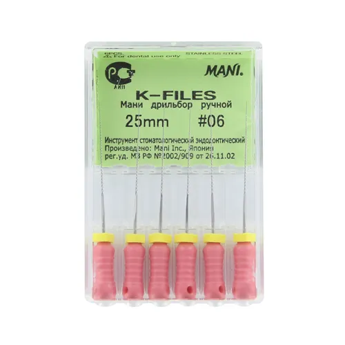 MANI K-FILES 25mm NR.06 ROZE (6st)