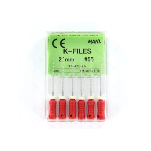 MANI K-FILES 21mm NR.55 ROOD (6st)